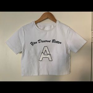 Fashionable white top